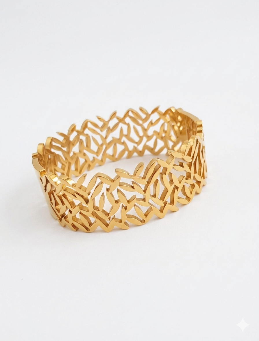 bracelet avec motif nature