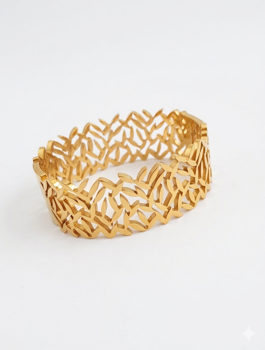 bracelet avec motif nature